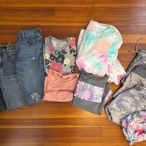 Girls Size 10-12 Clothing Bundle - Gap, Hurley, Athleta, Patagonia & More!
